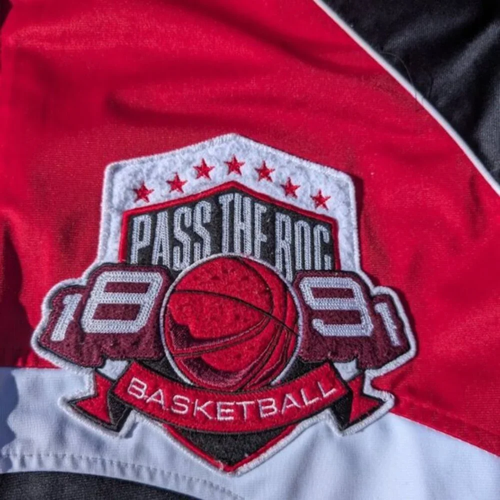 Vintage Pass The Roc 1891 Basketball Jacket Made in Korea Size XXL